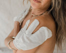 PAAVANI Ayurveda Garshana-Handschuhe für ayurvedische Trockenbürsten, Therapiezubehör aus Naturmaterialien