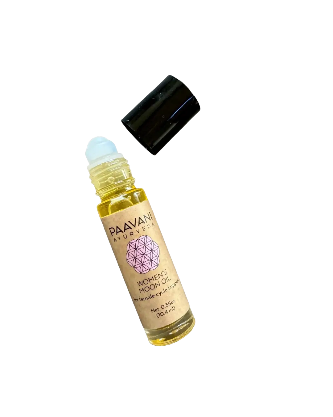 PAAVANI Frauen Mondöl in einer Flasche, ayurvedische Unterstützung für Menstruation und hormonelle Balance, natürlicher Duft