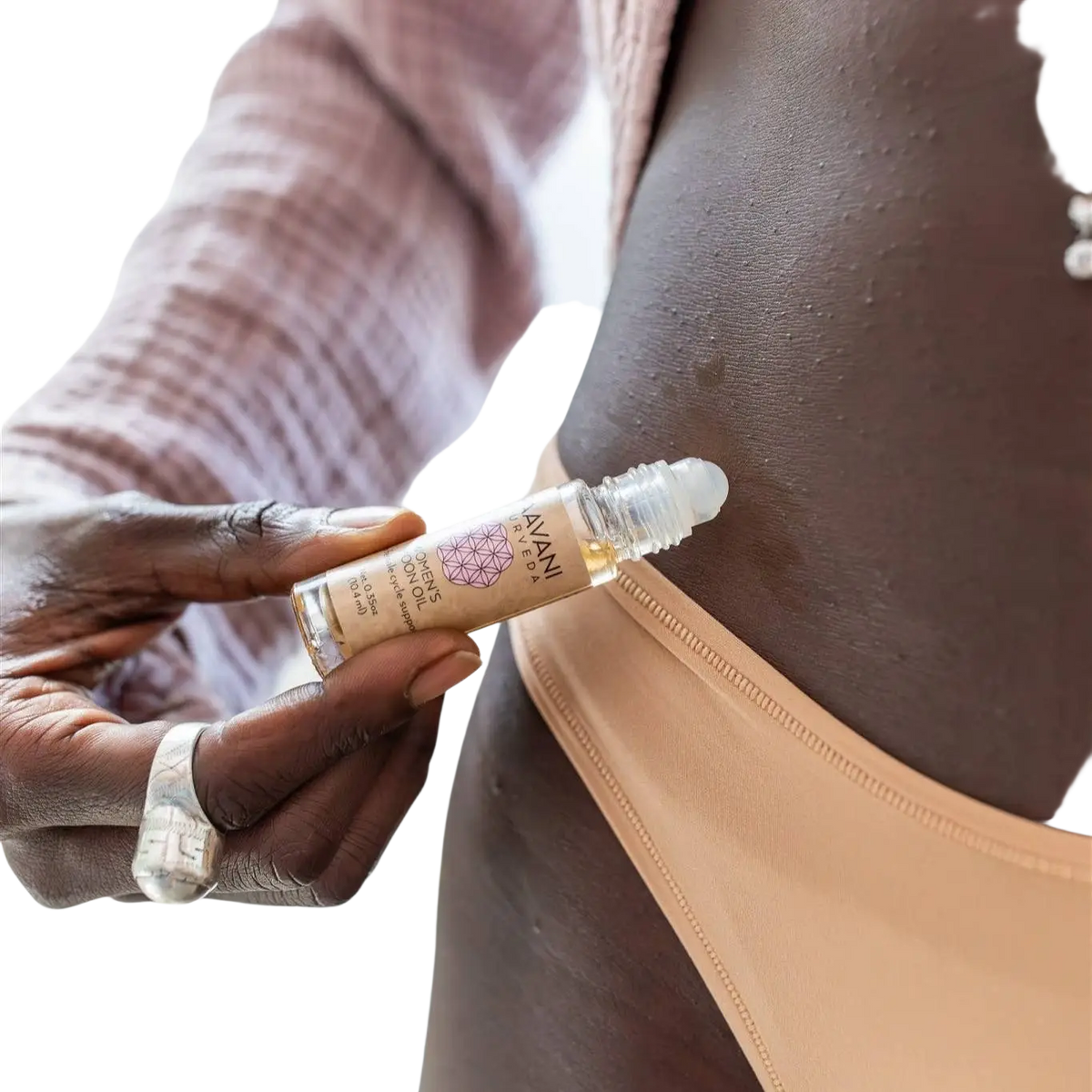 PAAVANI Frauen Mondöl in Flasche, ayurvedisches Öl zur Unterstützung bei Menstruation und hormoneller Balance