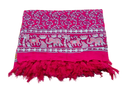 Bunter pinker Lunghi Sarong mit Mandala-Muster von AW Artisan, 140x100cm, leichte, lockere Strand- und Sommerbekleidung