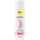 Pjur Gleitmittel Woman 100ml, transparent und cremig, in einer weißen Flasche mit blauer Beschriftung, für angenehme Anwendung.