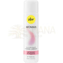 Weiße zylindrische flasche pjur gleitmittel woman 100ml silikonbasiertes gleitmittel mit weicher formel ohne duft bei mana shop