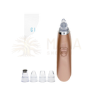 Rose gold glamza pore-cleansing blackhead and acne remover with clear glass attachments from mana shop