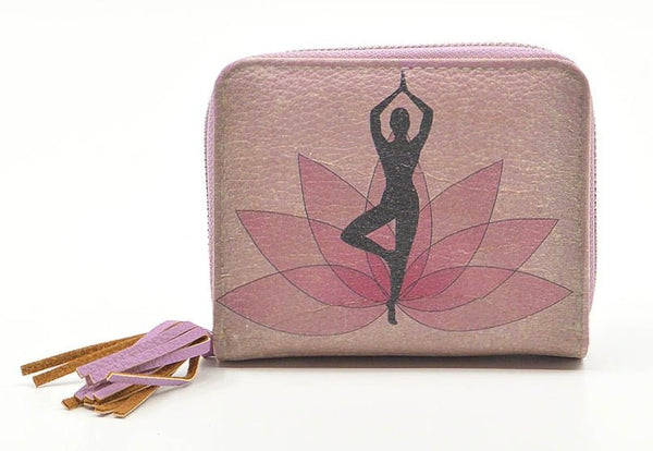 Portemonnaie Yoga violett - Mana Kendra GmbH