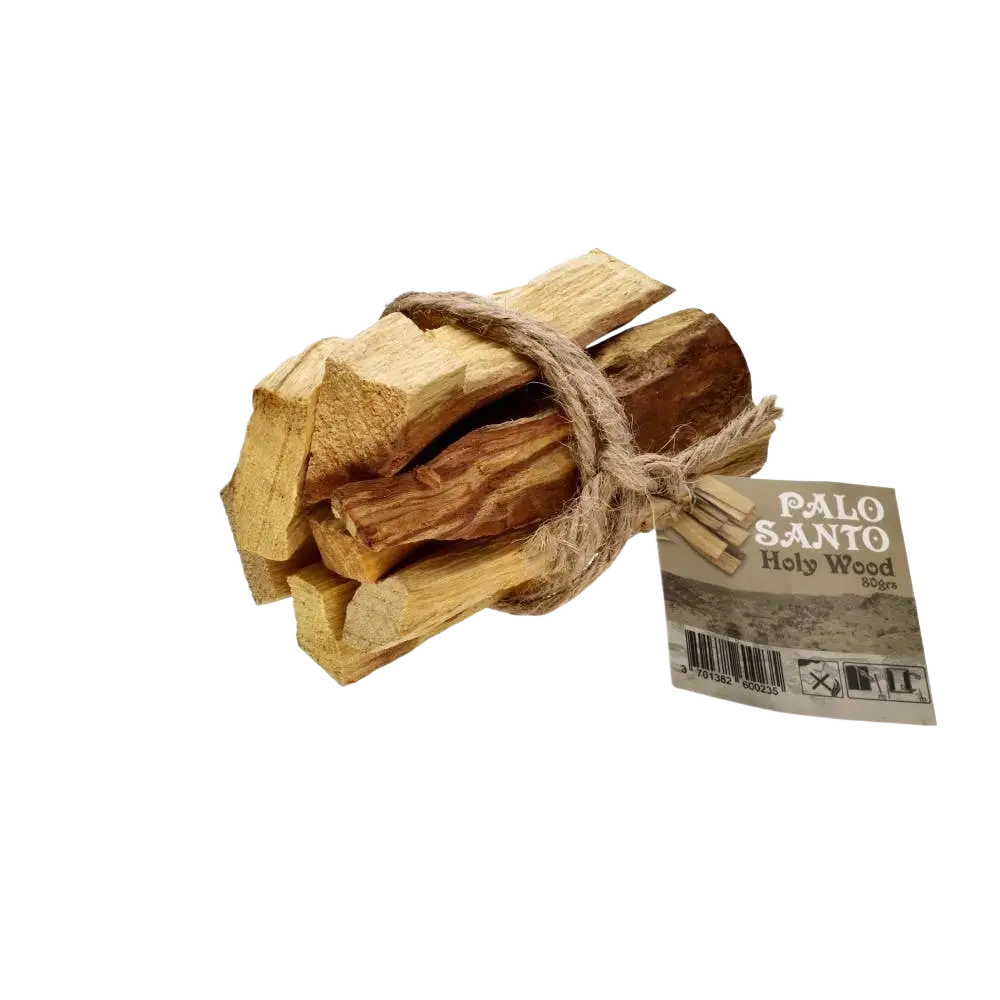Helles braunes Palo Santo Räucherwerk im Premium-Bündel, 80 g, für Räucherzeremonien und spirituelle Reinigungen.