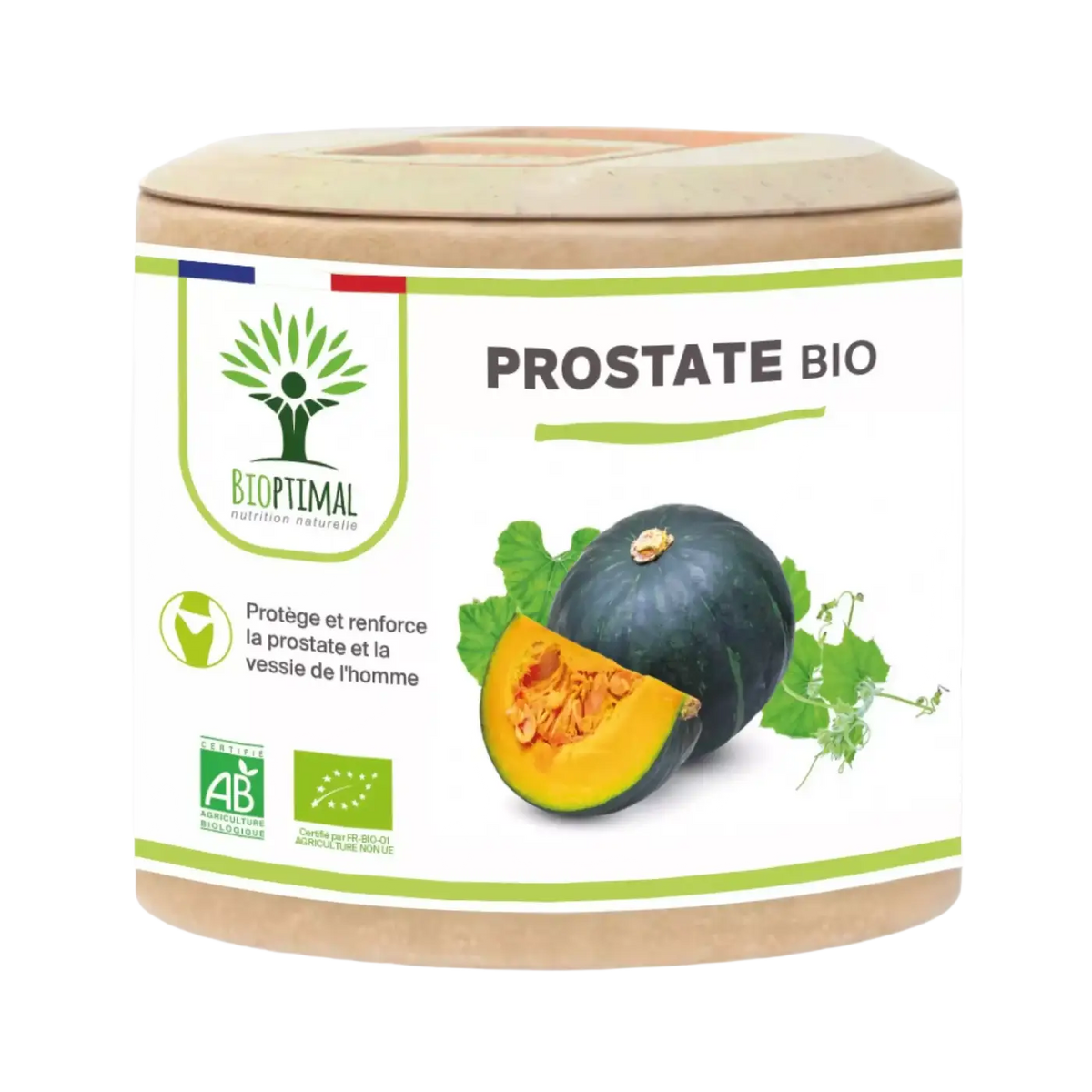 Bioptimal Prostate Bio Nahrungsergänzung in Kapseln, 60 Stück, für die Unterstützung der Prostatagesundheit.