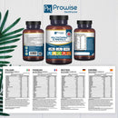 Vegane A-Z Multivitamine & Mineralien von Prowise Healthcare, 9 Tabletten, Nahrungsergänzungsmittel für tägliche Nährstoffversorgung