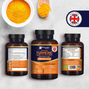 Prowise Healthcare Bio-Kurkuma Nahrungsergänzung mit 2280mg Kurkuma und schwarzem Pfeffer, hochfest, in Kapseln.