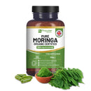 Prowise Healthcare Bio Moringa Kapseln, vegane Nahrungsergänzung aus Moringablättern, 2000 mg, 120 Kapseln auf weißem Hintergrund