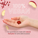 Prowise Healthcare vegane Apfelessiggummis, hochdosiert mit 1000 mg, in einer Verpackung mit gummibärförmigen Nahrungsergänzungsmitteln