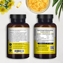 Veganes Nachtkerzenöl Nahrungsergänzung von Prowise Healthcare, 2000 mg mit Vitamin E & B6, in 60 Kapseln