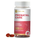 Vegane Pränatale Pflege Gummies von Prowise Healthcare mit Folsäure, Vitamin D, B12 und Zink in Dosenform.