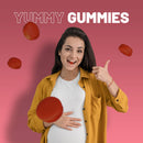 Vegane Pränatale Pflege Gummies von Prowise Healthcare mit Folsäure, Vitamin D, B12 und Zink in bunten Gummibärchenform
