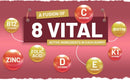 Vegane Pränatale Pflege Gummies von Prowise Healthcare mit Folsäure, Vitamin D, B12 und Zink, in bunten Gummibärchen-Form.