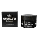 Schwarzes, zylindrisches Behältnis mit Pure Shilajit UK Harz, 30 g Nahrungsergänzung für natürliche Vitalität