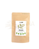Eine beige myvial pouch mit quercetin kapseln vegan 400mg und sophora japonica 120 vegane kapseln