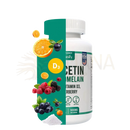 Weiße und grüne harmonify supplementflasche mit vitamin d3 und beeren in quercetin mit bromelain und ergänzungen zink holunder