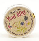 Yoni Bliss Kräuterbalsam im 50ml Körperpflegebehälter von Quittenduft, naturbelassene Kräuter für die Intimpflege