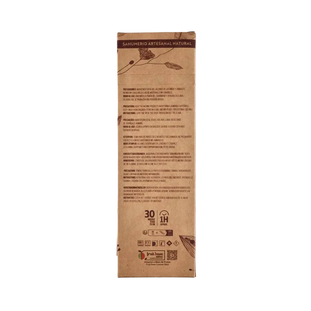 Handgemachte Räucherstäbchen mit Lemongrass und Olibanum, 30 Stück, in einer offenen Verpackung, für angenehmen Duft.