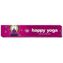 Ein lebendiger magentafarbener rechteckiger grüner tree räucherstäbchen happy yoga premium masala stick mit meditationssilhouette chakra und mandala mustern für mana shop image to zoom
