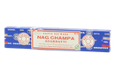Dessauer Nag Champa Räucherstäbchen, 15g, Räucherwaren, blaue rechteckige Verpackung, natürliche Räucherstäbchen für Aromatherapie