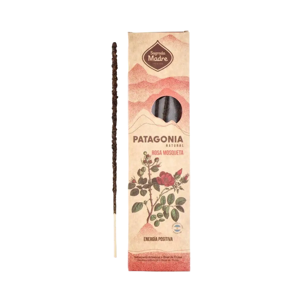 Räucherstäbchen Patagonien Hagebutte von Vives de la Cortada S.L, elegante Verpackung mit Räucherwaren, Hagebutten-Duft