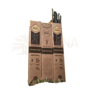 Drei pakete räucherstäbchen weihrauch afrikanisch natural sagrada madre mit acht dicken schwarzen sticks aus afrikanischem frankincense