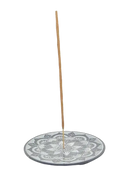 Handgefertigter Räucherstäbchenhalter aus Speckstein mit Mandala-Design, dekoratives Räucherwaren von Dessauer