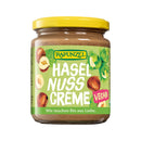 Rapunzel Creme Haselnuss, EU Bio, Haselnuss-Aufstrich in Glas, cremig und nussig, ideal für Brot oder Gebäck.