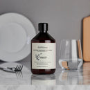 Natürliches Geschirrspülmittel von readthelabellondon mit Eukalyptus und Geranium, 500 ml, für handgerechtes Spülen.