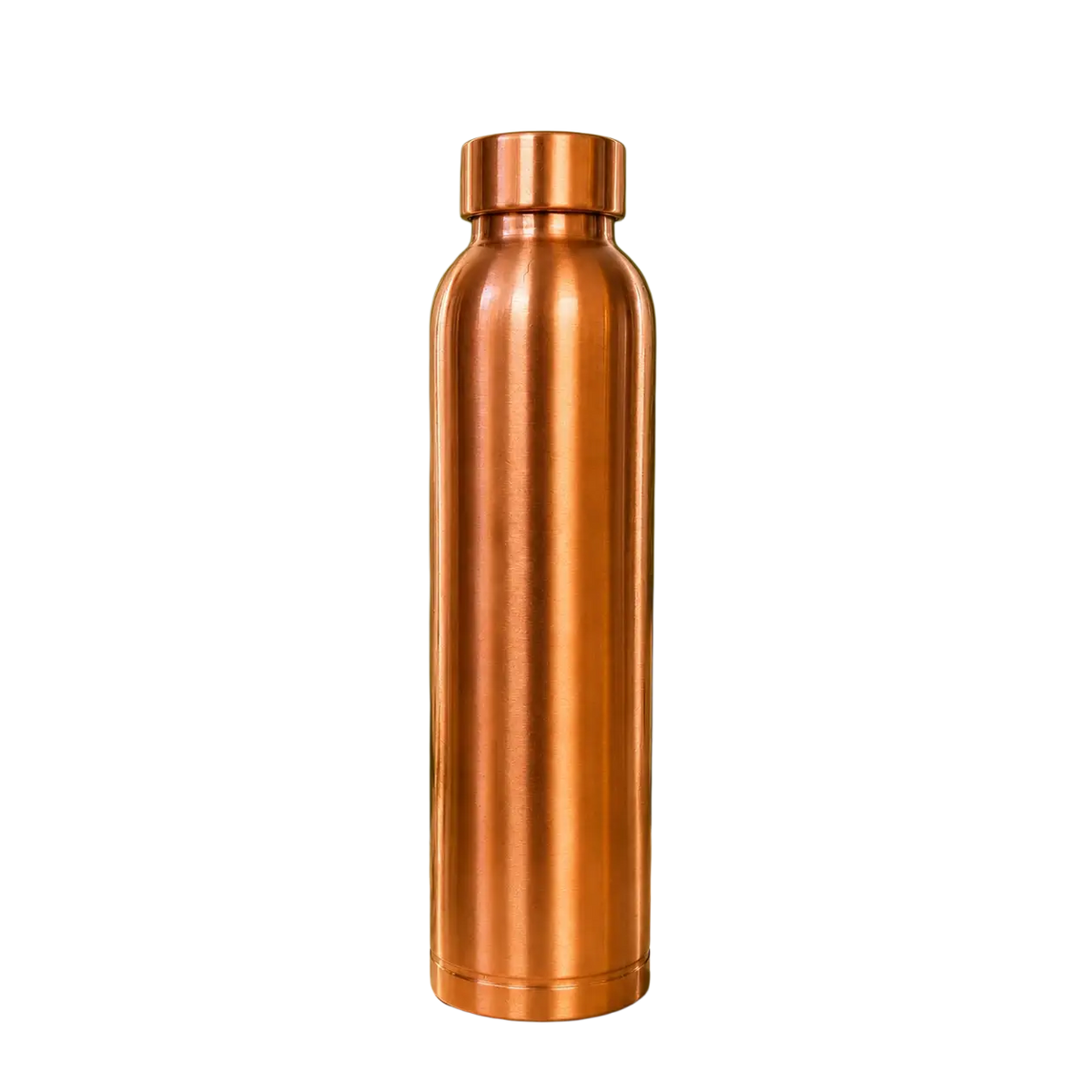 Reine Kupfer-Wasserflasche Milton, 950ml, matt gebürstet, aus Kupfer, Wasserflasche von Ayurveda Specialist B.V.