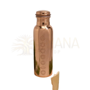 Reine kupferne Wasserflasche mit 7 Chakren, poliert, 750 ml, Ayurveda Specialist B.V., handgefertigte Kupferflasche für Wasser