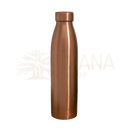 Matte polished reine kupferwasserflasche matt kupferfarben aus edelstahl mit passendem schraubverschluss 950 ml