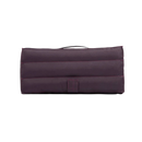 Dunkelviolettes, faltbares Meditationskissen von Bodynova aus der Maharaja Collection, ideal für unterwegs und Meditation.