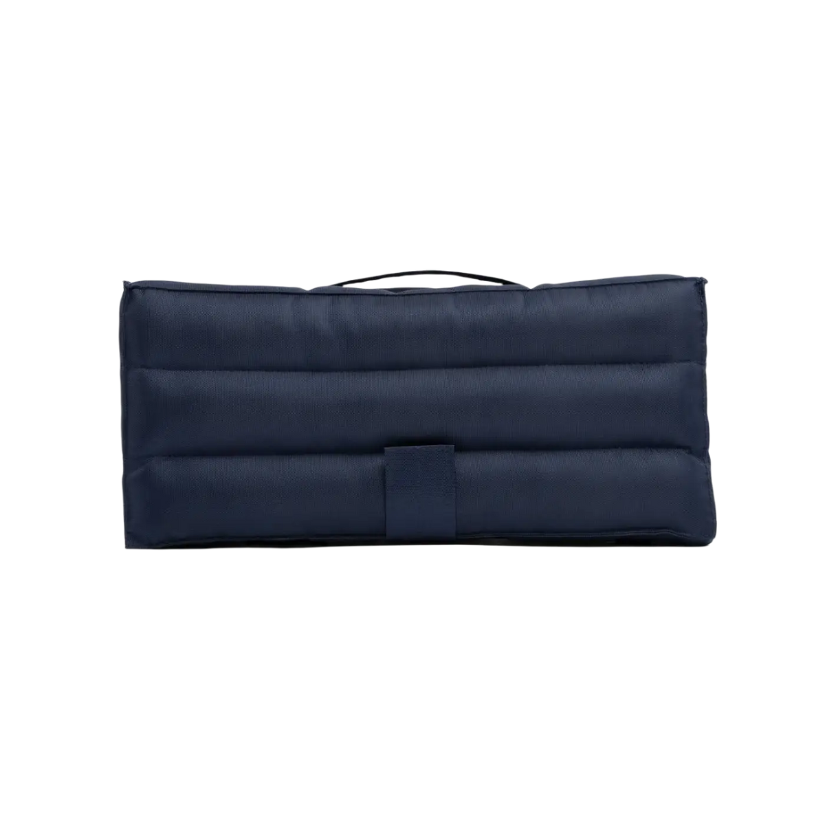 Faltbares Meditationskissen von Bodynova aus der Maharaja Collection in Marineblau, ideal für Reisen und Meditation.