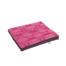 Faltbares Meditationskissen von Bodynova aus der Maharaja Collection, rosa, ideal für Reisen und Meditation.