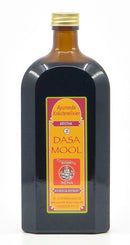 Ayurveda Rhyner Kräuterelixier Dasa Mool Arista, ein natürliches Gärgetränk mit Kräutern in einer Flasche.
