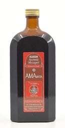 Klassisches Ayurveda Massageöl, Kottamchukkadi Amavata Öl von Ayurveda Rhyner in einer dunklen, braunen Glasflasche.
