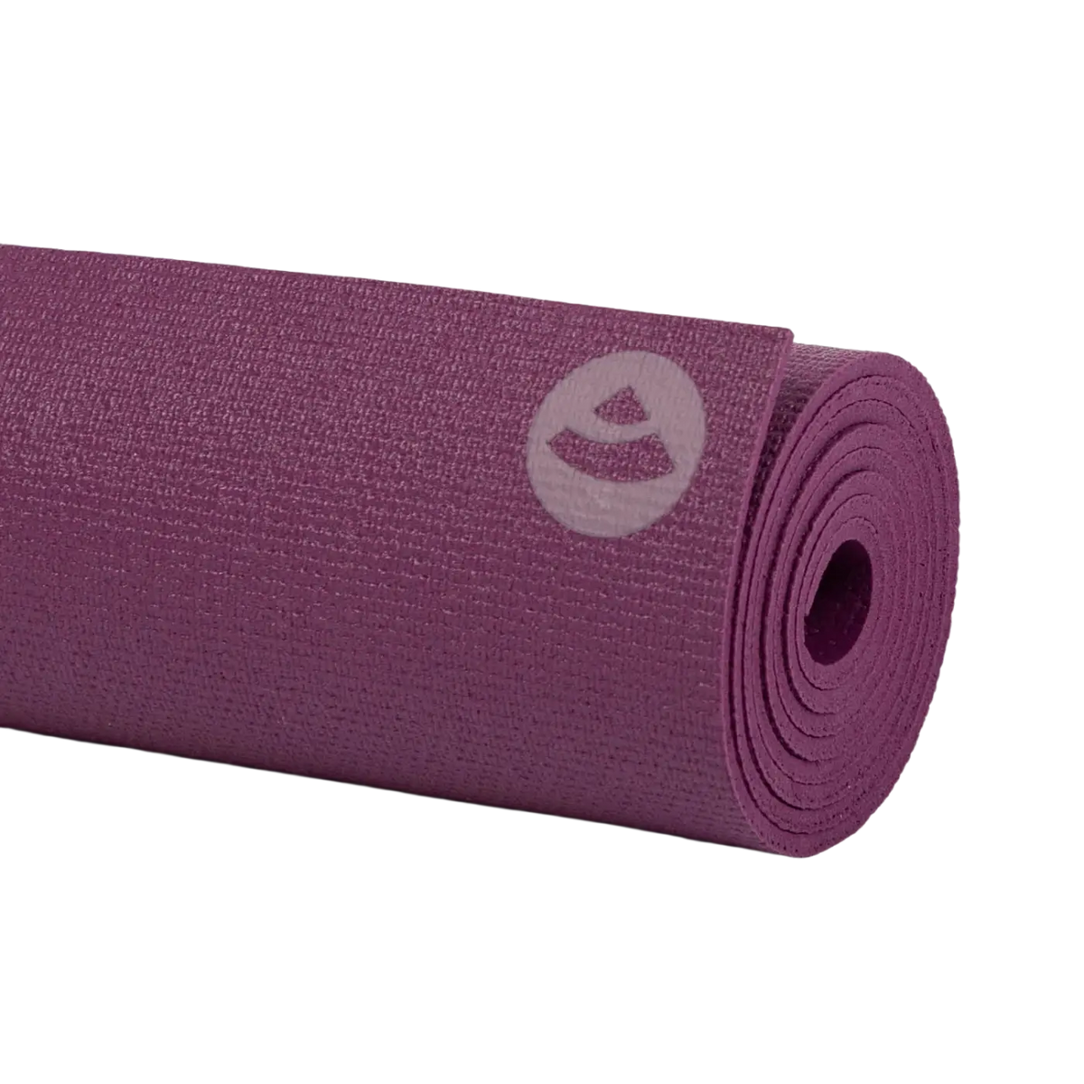 Bodynova RISHIKESH Premium 60 Yogamatte in Wild Berry, violett, gerollt, für Yoga und Fitness, rutschfest und langlebig