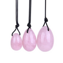 Rosenquarz Yoni-Ei 30 x 20 mm– Selbstliebe & Weibliche Balance