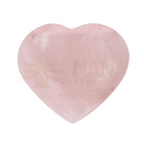 Eine glatte, durchscheinende rosane rose quartz herzsteine mit polierter oberfläche für mana shop image to zoom