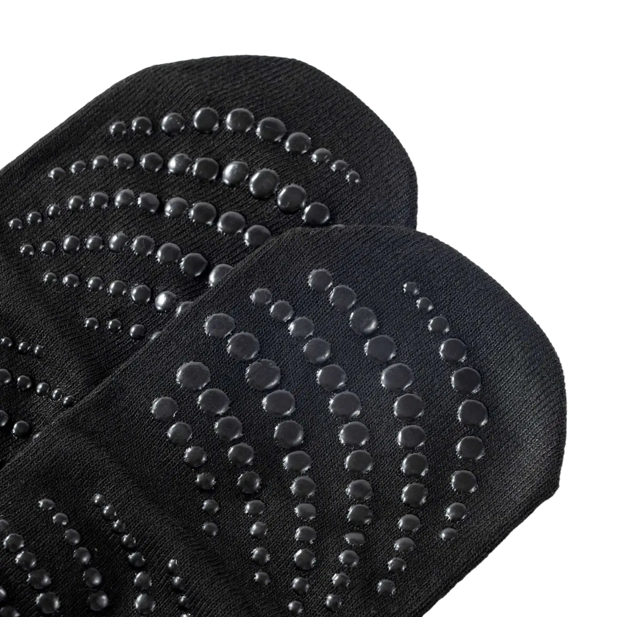Rückenfreie Yoga-Socken mit Kreuzriemen, Griffe und rutschfester Sohle von Myga Eco für sicheren Halt beim Yoga.
