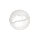 Runde Selenit-Schale mit glatter weißer Perle, elegantes Schmuckstück von Vives de la Cortada S.L, dezente und natürliche Optik