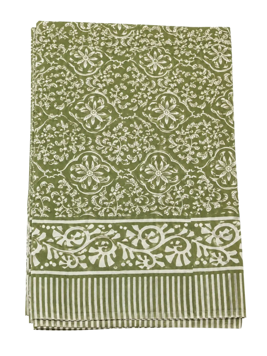 Sage Lunghi Sarong Tuch aus Baumwolle, 180x108cm, olivgrün, lässiges Modeaccessoire, weiche Textur, Mana Shop