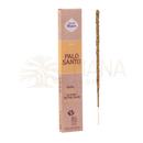 Ein einzelner sagrada madre palo santo räucherstab mit goldbrauner rinde zur natürlichen reinigung und schutz