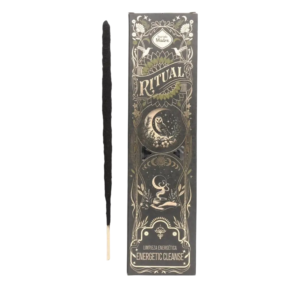Sagrada Madre Ritual Weihrauch für energetische Reinigung, Räucherwaren in dekorativer Verpackung, traditionelles Räucherwerk