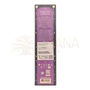 Lila rechteckige box mit weißen blumenmustern und fruit base logo für sagrada madre vollmond ritual räucherwerk handgefertigt