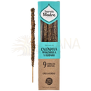 Ein einzelner brauner sahumerio weihrauch incense stick mit holzfuß und sagrada madre verpackung zum image to zoom
