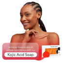 Kojie San Seife mit Koji Acid P25 für sanfte Hautaufhellung, 3×65 g, Gesichtspflege, von KT Supply