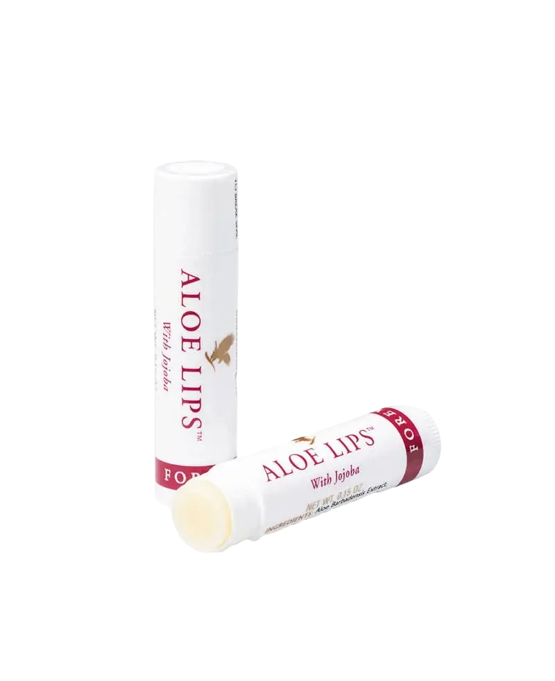 Sanfte Lippenpflege mit Aloe Vera und Jojobaöl, für geschmeidige Lippen, von Forever Living Products, im Lippenbalsam-Container